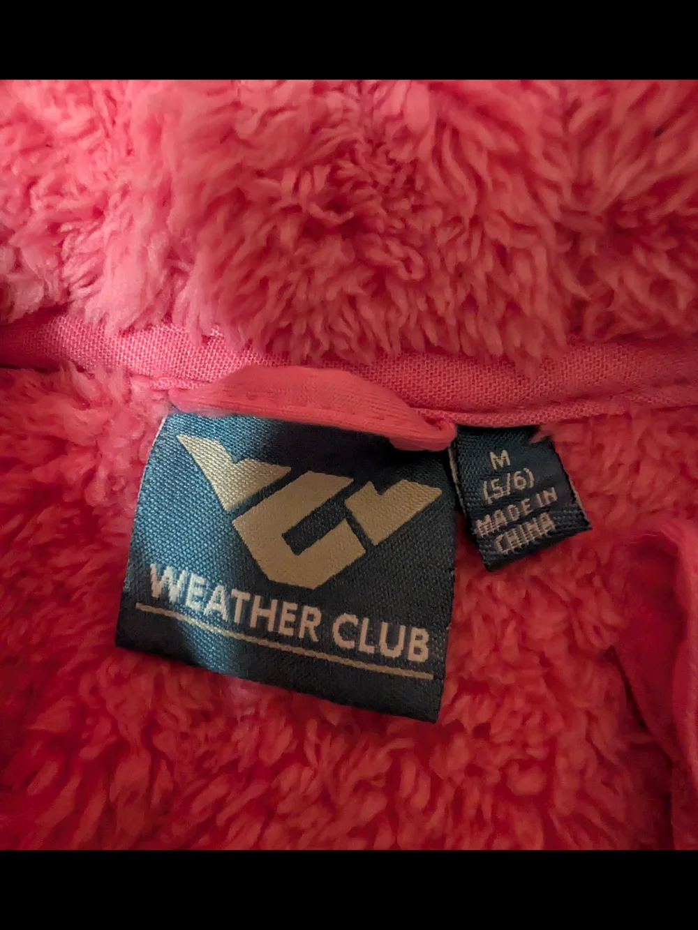 Girls' Two-Tone Coral Pink and Black Faux-Fur Hooded Puffer Jacket